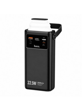 Павербанк Hoco EJ65 High 1xUSB-C + 2xUSB-A 22,5W 30000mAh Black