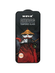 Захисне скло 2.5D Weva AirBag для Apple iPhone 15 Black (OEM) глянсове