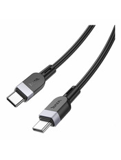 Кабель синхронізації Hoco X109 Silicone Type-C to Type-C 3 60W 3m Black