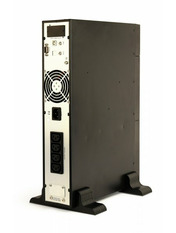 ДБЖ EnerGenie Online 1000VA (900W) LCD EURO Black (EG-UPSO-RACK-1000) 2 x 12V/9Ah