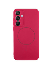 Чохол Lakshmi Silicone Cover Full Camera (AA) with Magnetic Fit для Samsung Galaxy S711 S23 FE Rose Red Rose Red (6978231045)