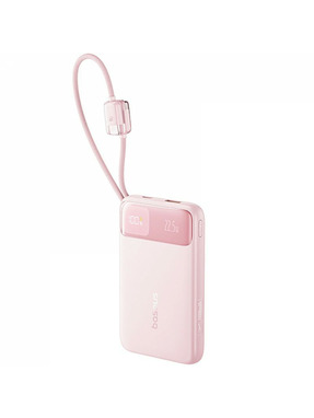 Павербанк Baseus EnerFill FC11 Digital Display 1xUSB-C + 1xUSB-A 22,5W 10000mAh Pink (E0027R07)