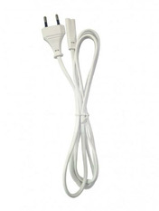 Кабель живлення Cablexpert PC-184-VDE CEE 7/16 to C7 1,8m (2x0.75mm²) White (PC-184-VDE-W) White