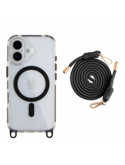 Чохол LanyardCase для Apple iPhone 16 Black