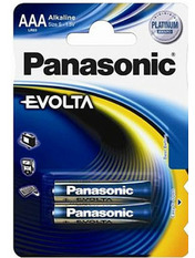Батарейка Panasonic Evolta AAA Alkaline 2 2шт (LR03EGE/2BP)