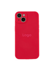 Чохол Silicone Case Full Size with Frame для Apple iPhone 14 Rose Red Rose Red (6983105742)