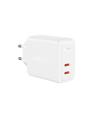 Мережевий зарядний пристрій ACEFAST A9 White (2 USB-C) 40W White 2 USB-C 40 Відсутній