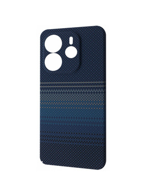 Чохол Wave Gleam Case для Xiaomi Redmi Note 14 4G Global (163.3mm) Blue Stripes (6935802174)