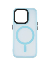 Чохол Color Bumper Case MagSafe для Apple iPhone 15 Light Blue