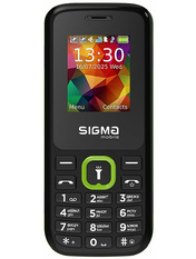 Кнопковий телефон Sigma 171 mini Black/Green Black/Green (4827798813720)