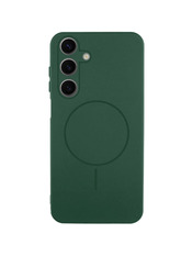 Чохол Lakshmi Silicone Cover Full Camera (AA) with Magnetic Fit для Samsung Galaxy A17 (A175)/A17 5G Dark Green Dark Green (6925813470)