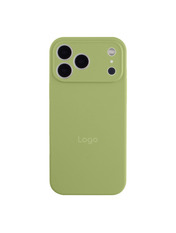 Чохол Silicone Case Full Aquarelle для iPhone 17 Pro Mint