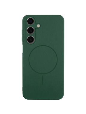 Чохол Lakshmi Silicone Cover Full Camera (AA) with Magnetic Fit для Samsung Galaxy A17 (A175)/A17 5G Dark Green (6925813470)
