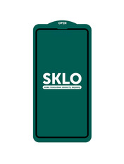 Захисне скло SKLO 5D для Apple iPhone 13 mini Black (OEM) глянсове