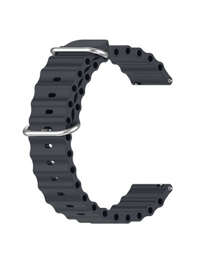 BeCover Wave Style (20mm) Amazfit Bip 3/3 Pro Midnight