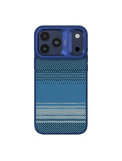 Чохол Kajsa Resort Collection Gradient Stripe with MagSafe Plus B-Ring для Apple iPhone 17 Pro Blue Blue (6915730492)