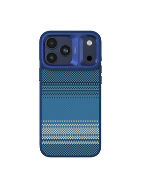 Чохол Kajsa Resort Collection Gradient Stripe with MagSafe Plus B-Ring для Apple iPhone 17 Pro Blue (6915730492)