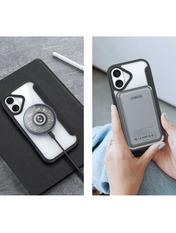 Чохол-книжка Dux Ducis з кишенею для візитівки для Apple iPhone 17 Black