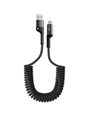 Кабель синхронізації ArmorStandart AR17 Spiral USB to Lightning Black 1 Ні 1m Black (ARM75391)