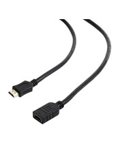 Кабель передачі відео Cablexpert CC-HDMI4X HDMI (M) to HDMI (F) 5m Black (CC-HDMI4X-15) 5