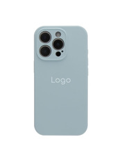 Чохол Silicone Case Full Aquarelle для iPhone 17 Pro Max Light Blue