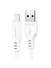 Кабель синхронізації ACEFAST C3-02 USB to Lightning White 12W 1,2m White