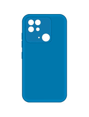 Чохол MAKE Matte Case Full Camera для Xiaomi Redmi 10C/Poco C40 Ocean Blue (MCL-XR10COB)