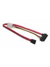 Кабель живлення Cablexpert CC-SATA-C1 Molex + Sata data to Sata combo 0,135m (4x0.5mm²) Multicolor (CC-SATA-C1)
