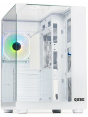 Корпус QUBE AQUARIUM ARGB Midi-Tower White (AQUARIUM_GWNU3)