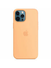 Чохол Silicone Case with MagSafe для Apple iPhone 12 Pro Max Cantaloupe