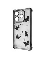 Чохол Wave Winkie для Xiaomi Redmi Note 14 5G Black/Butterfly Black/Butterfly (6913820475)