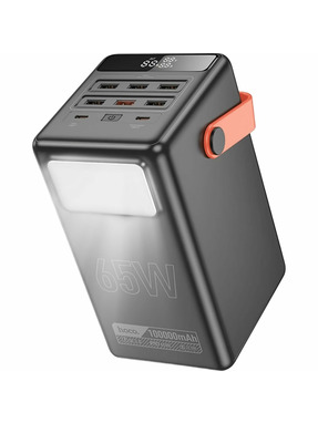 Павербанк Hoco DB03 Max Centurion 2xUSB-C + 6xUSB-A 65W 100000mAh Black