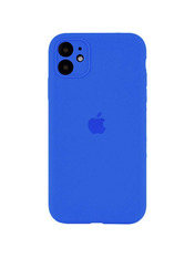 Чохол Silicone Case Full Camera Protective для Apple iPhone 12 Capri Blue
