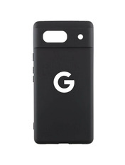 Чохол Lakshmi Silicone Cover Full Camera with logo для Google Pixel 7A Black