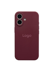 Чохол Silicone Case Full Size with Frame для Apple iPhone 17 Plum Plum (6901284753)