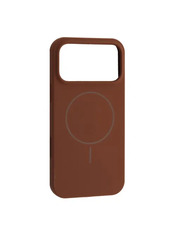 Чохол Silicone Silicone Case with MagSafe для Apple iPhone 17 Pro Max Brown