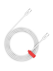 Кабель синхронізації Canyon  CC60ABType-C to Type-C 2 60W 2m White (CND-CC60AB20W)