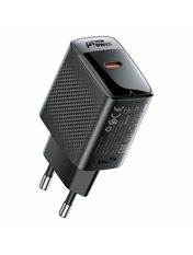 Мережевий зарядний пристрій ACEFAST A102 (1 USB-C) 30W Black