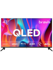 Телевізор Bravis K7000Q 43" Smart TV Black (43K7000Q) 43"