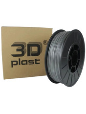 Філамент 3Dplast PLA 1,75mm 0.85 Steel Gray 0,85kg Steel Gray (3DPLA17508GMT)