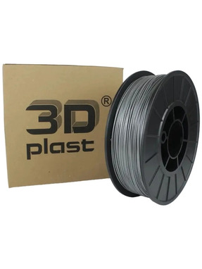 Філамент 3Dplast PLA 1,75mm 0,85kg Steel Gray (3DPLA17508GMT)