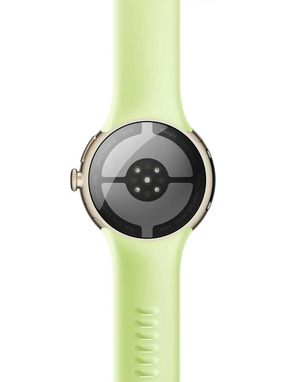 Смарт-годинник Google Pixel Watch 4 41mm Champagne Gold Aluminium Case with Lemongrass Active Band