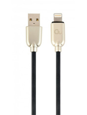 Кабель синхронізації Cablexpert USB to Lightning Black 1 1m Black (CC-USB2R-AMLM-1M)