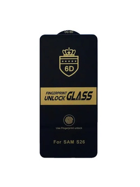 Захисне скло 5D Anti-static для Samsung S26 (OEM) глянсове Black