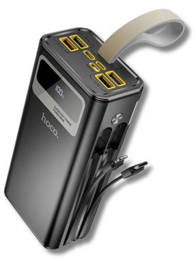 Павербанк Hoco DB58 Plentiful 1xUSB-C + 4xUSB-A 22,5W 30000mAh Black