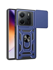 Чохол Ummi Camshield Serge Ring Magnet для Xiaomi Redmi Note 14 4G Blue