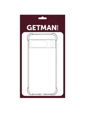 Чохол GETMAN Ease logo посилені кути для Google Pixel 8 Pro Transparent