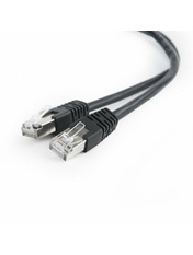 Мережевий патч-корд Cablexpert Cat.5e FTP Чорний Black 1 1m Black (PP22-1M/BK)
