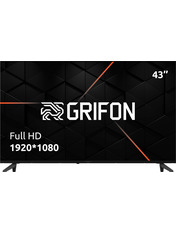Телевізор Grifon Diva 43" Smart TV Black (DV43FSB) Black 43"