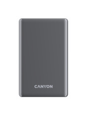 Павербанк Canyon OnCharge 505 Slim 1xUSB-C 20W 5000mAh Grey